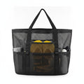 Nylon Mesh Beach Tote Bag Portable Pool Carry Bag with Handles