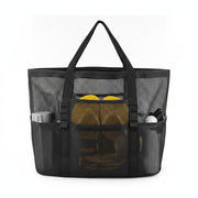 Nylon Mesh Beach Tote Bag Portable Pool Carry Bag with Handles