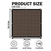 Sun Shade Cloth with Grommets 90 Percent UV Protection Pergola Cover