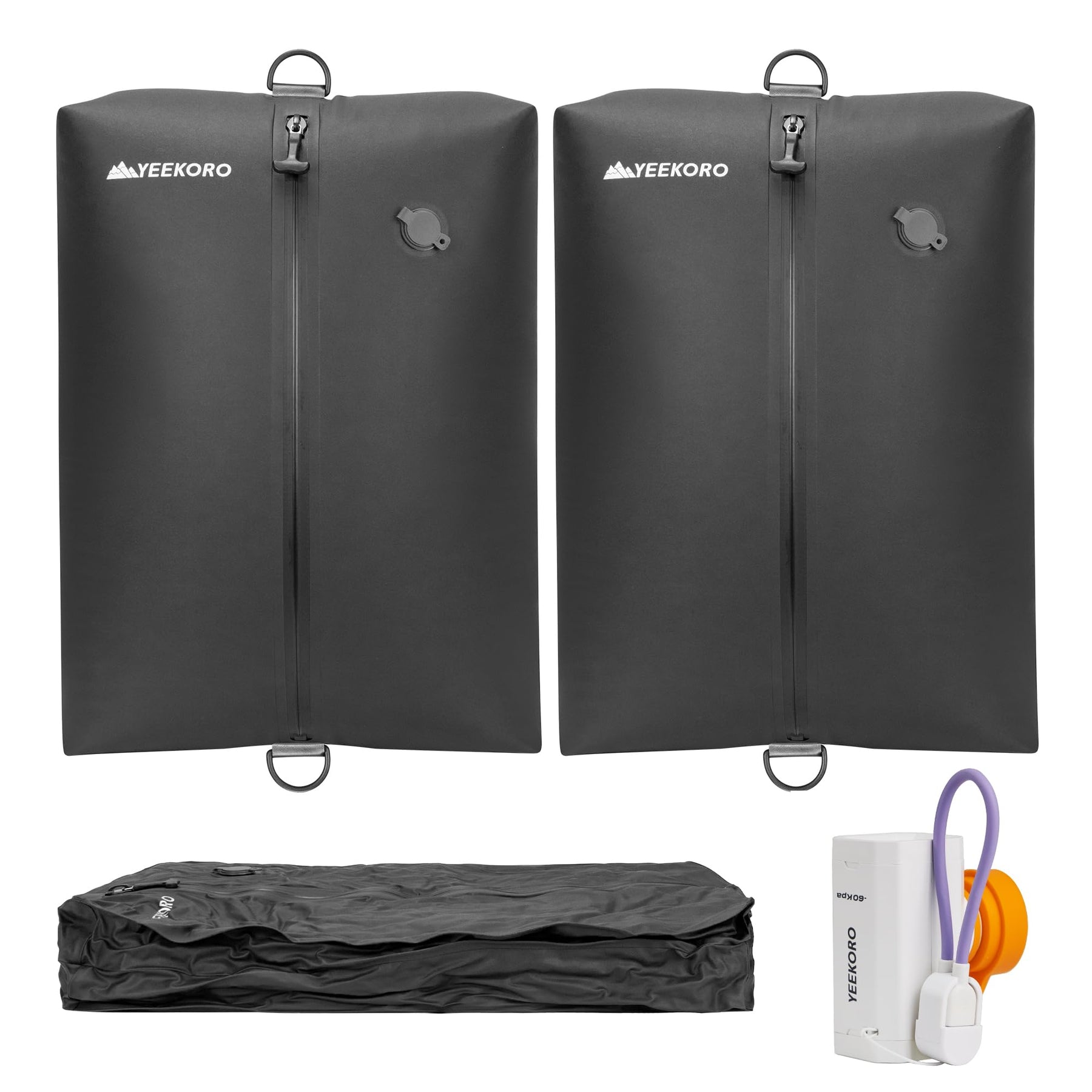 IPX8 Waterproof Reusable Travel Vacuum Compression Bags for Suitcases