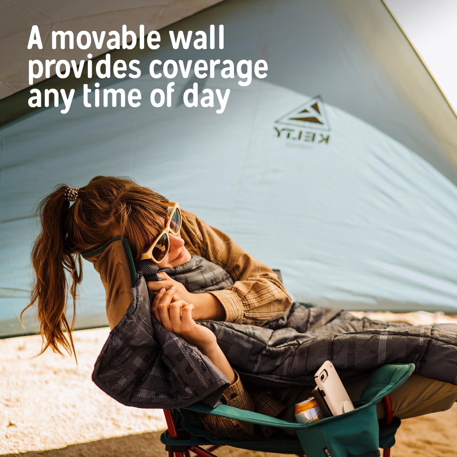 Portable Pop Up UV Beach Shelter for Camping with Adjustable Side Wall