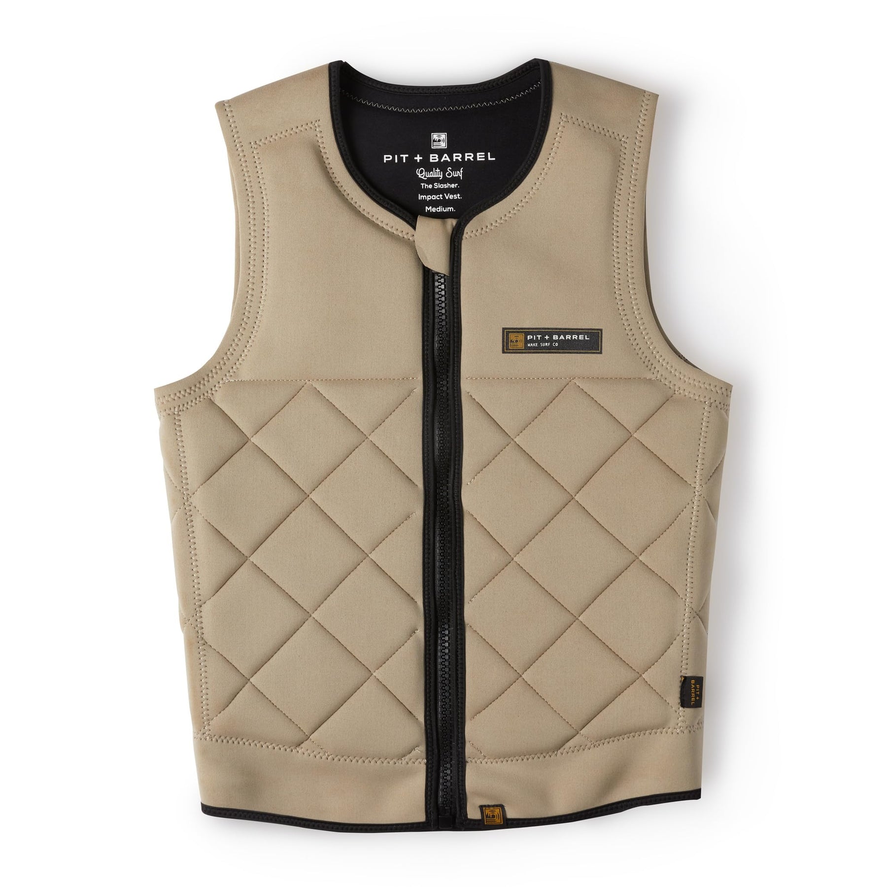 Mens Neoprene Wakesurf Impact Vest for Boating and Watersports