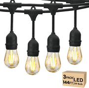2W Commercial Outdoor String Lights for Patio Garden Lighting