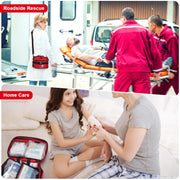 420 Piece Large First Aid Kit for Home Car Travel Camping Hiking