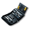 25 Piece Mini Tool Kit with Precision Screwdriver Tweezers Pliers
