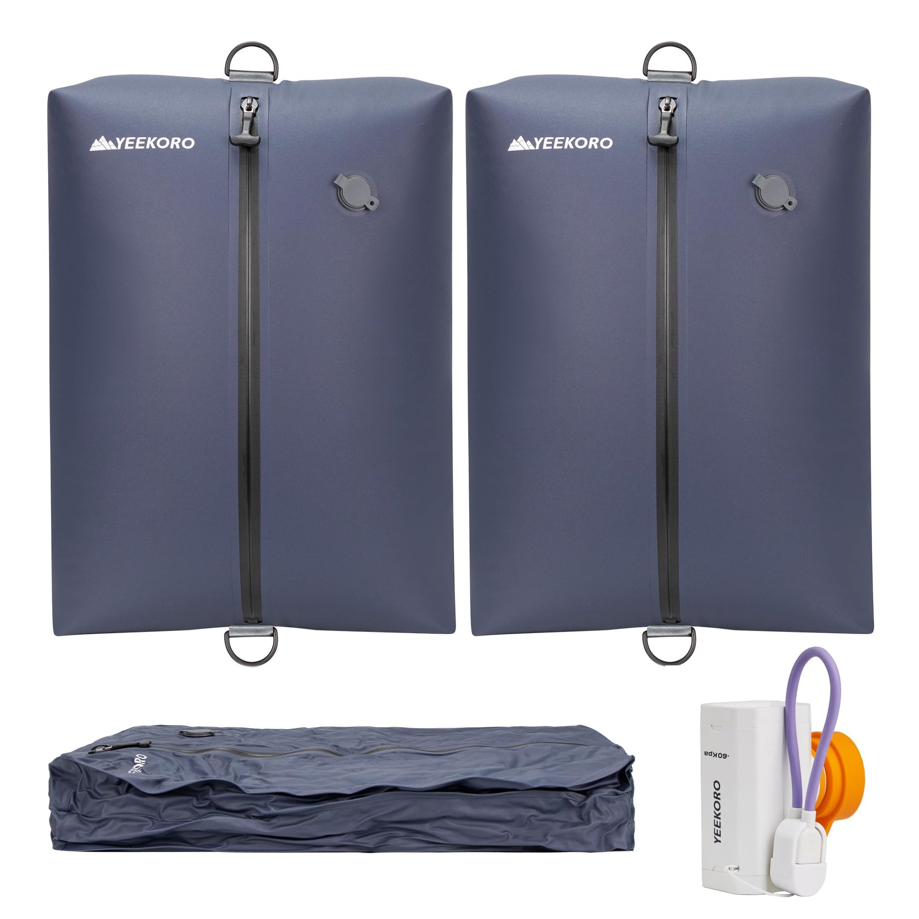 IPX8 Waterproof Reusable Travel Vacuum Compression Bags for Suitcases