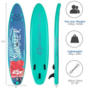Inflatable Stand Up Paddle Board with Adjustable Paddle and SUP Kit