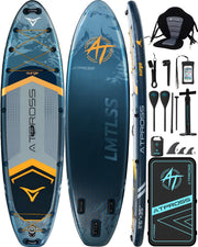 Extra Wide Inflatable Stand Up Paddle Board with SUP Kit and Backpack