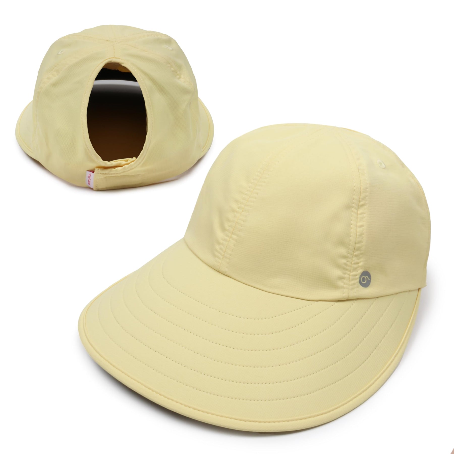 Womens Wide Brim Ponytail Sun Hat UPF 50 Sun Protection