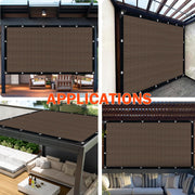 Sun Shade Cloth with Grommets 90 Percent UV Protection Pergola Cover