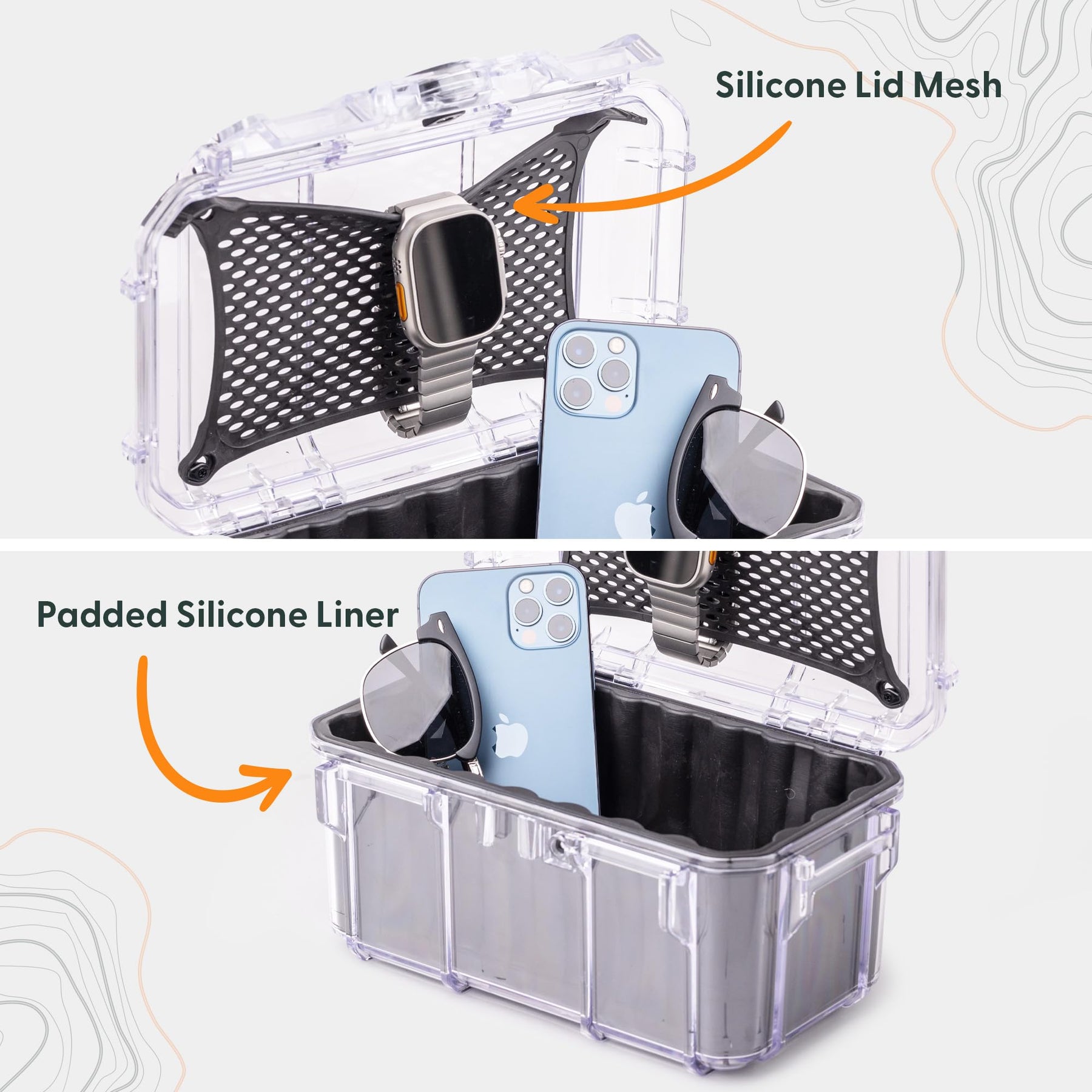 Waterproof Dry Box Protective Travel Case for Camera Phone and Gear
