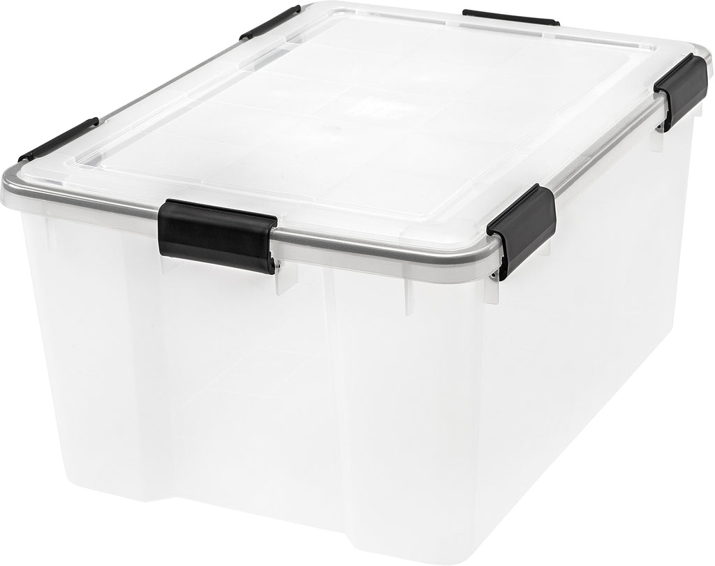 Clear Weathertight Quart Storage Box