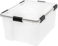 Clear Weathertight Quart Storage Box