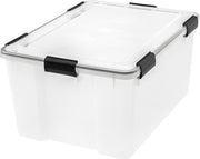 Clear Weathertight Quart Storage Box