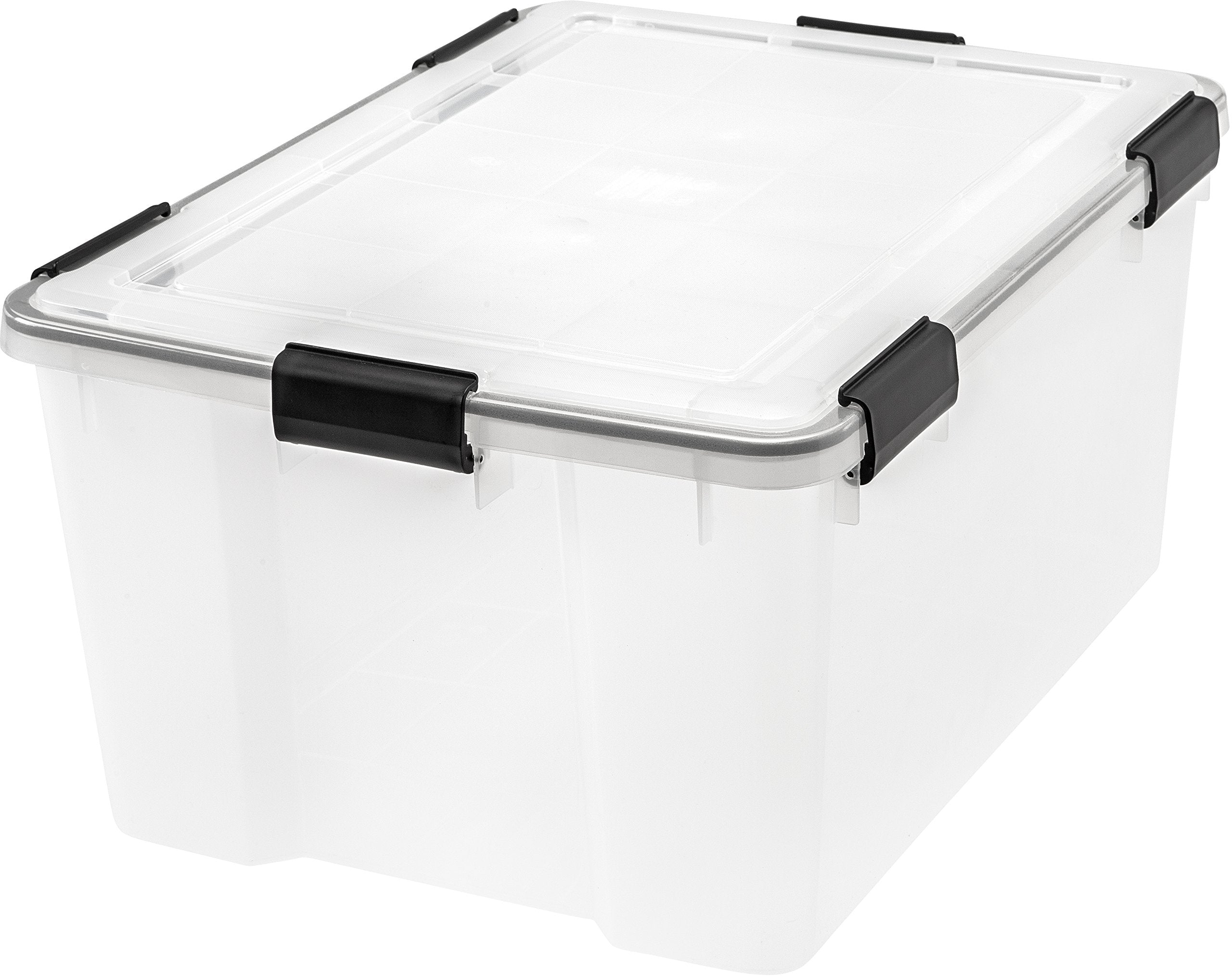 Clear Weathertight Quart Storage Box