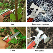 Pocket Multitool with Axe Hammer Pliers for Camping Hiking Survival