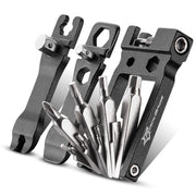 16 20 in 1 Portable Foldable Bike Multitool with Allen Wrench Tire Levers