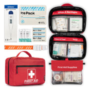 240 Piece All Purpose First Aid Kit for Home Office Car Camping