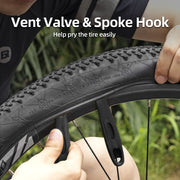 16 20 in 1 Portable Foldable Bike Multitool with Allen Wrench Tire Levers