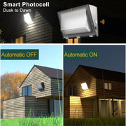 Dusk to Dawn LED Wall Pack Lights with Photocell IP65 Outdoor Lighting