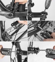 16 20 in 1 Portable Foldable Bike Multitool with Allen Wrench Tire Levers