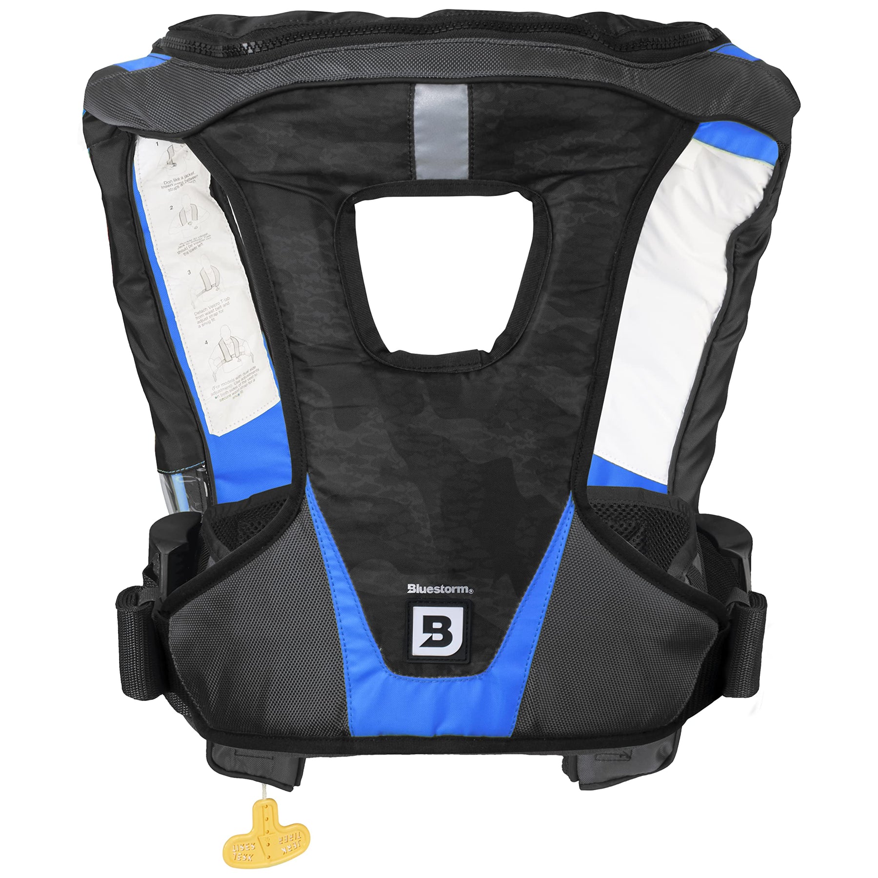 USCG Approved Automatic Inflatable PFD Life Jacket with Manual Ripcord