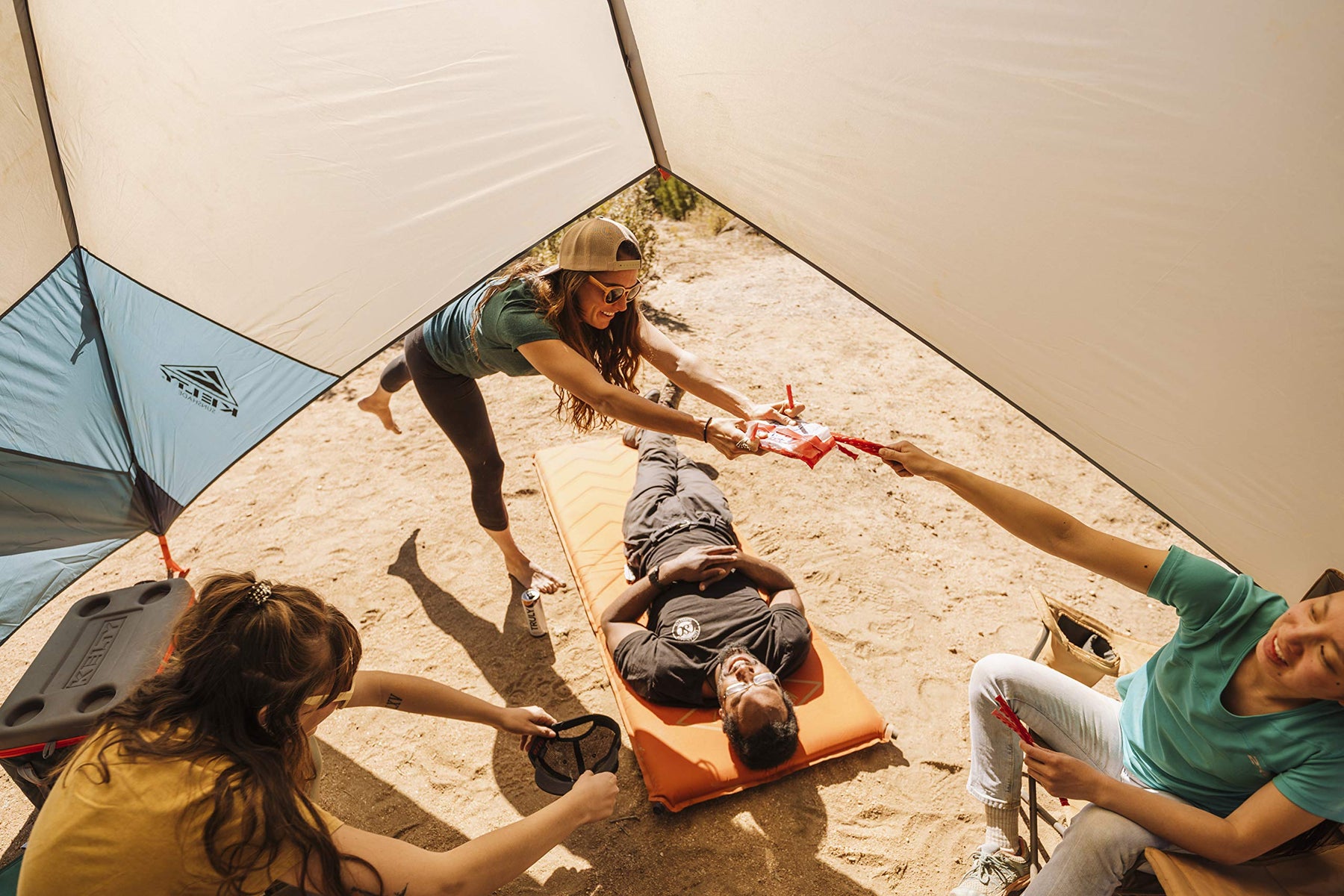 Portable Pop Up UV Beach Shelter for Camping with Adjustable Side Wall