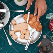 Stainless Steel Camping Silverware Kit with Cutlery Organizer