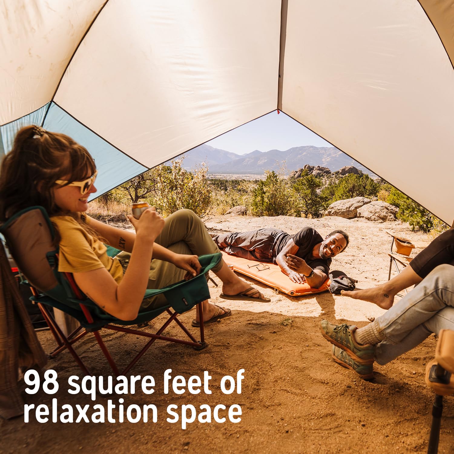 Portable Pop Up UV Beach Shelter for Camping with Adjustable Side Wall