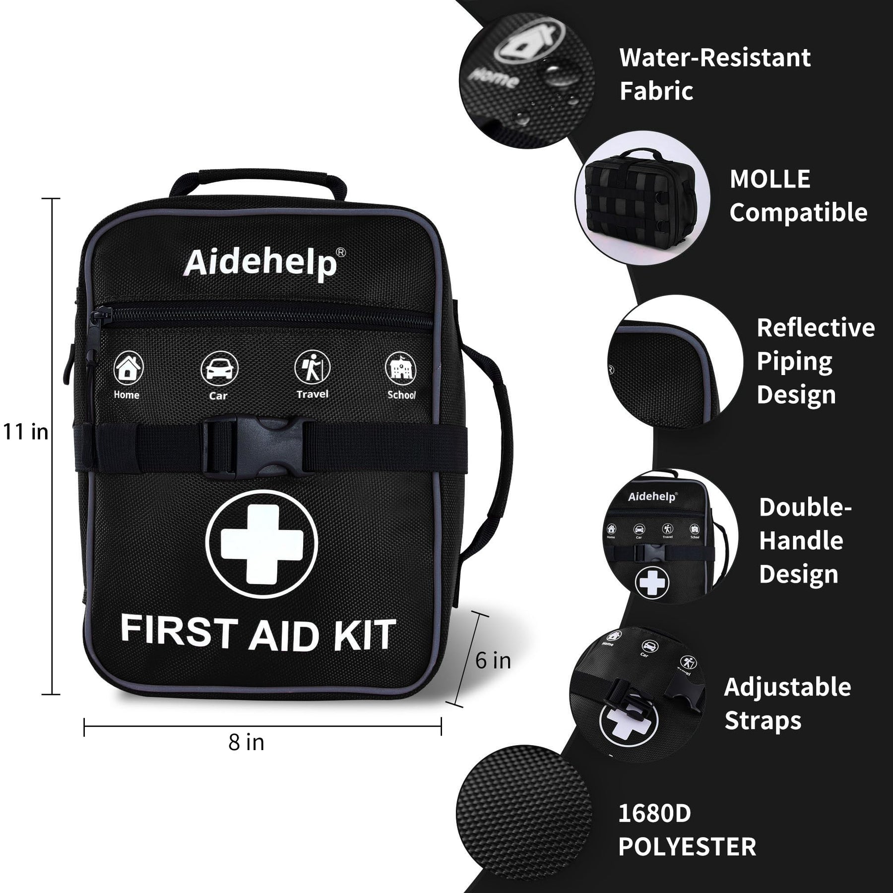 520 Pieces First Aid Kit