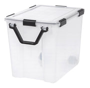 Clear Weathertight Quart Storage Box