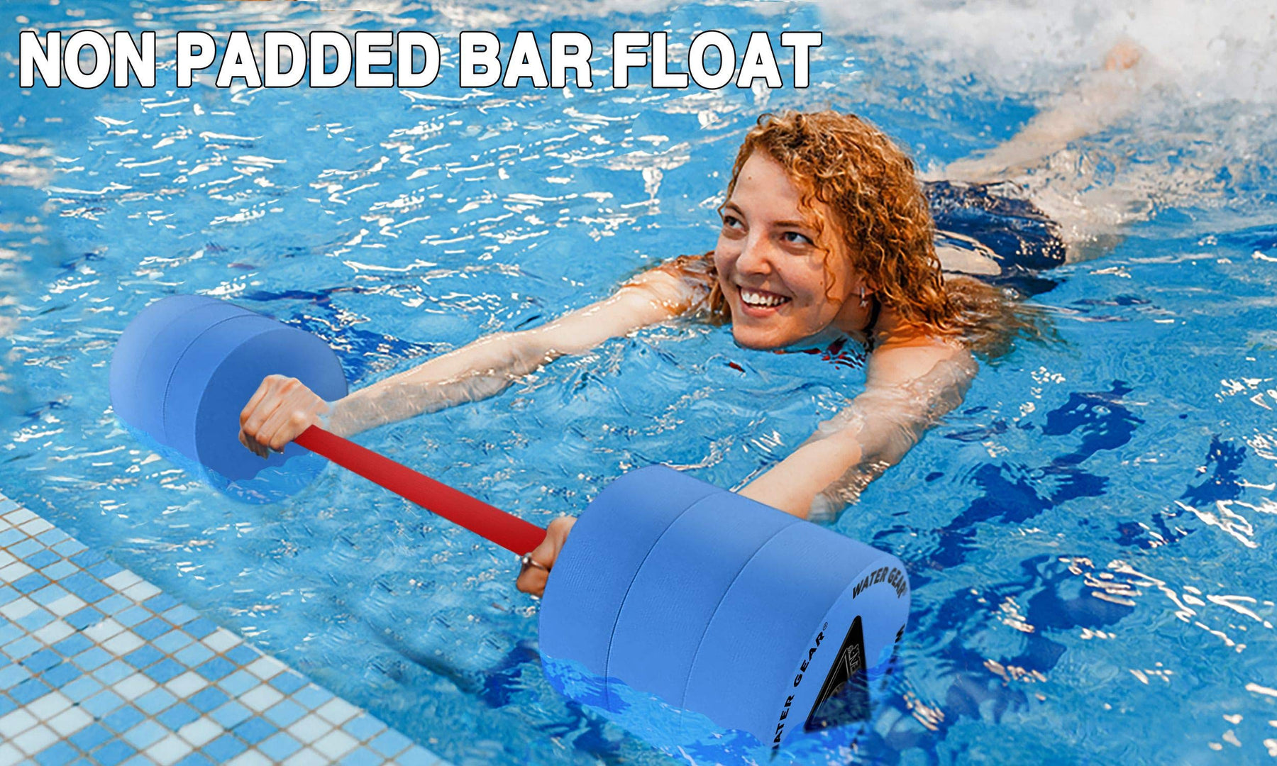 Water Fitness Bar Float for Pool Exercise and Upper Body Training