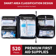 520 Pieces First Aid Kit