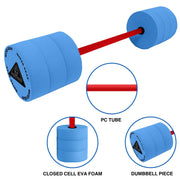 Water Fitness Bar Float for Pool Exercise and Upper Body Training