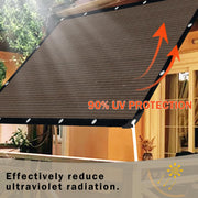Sun Shade Cloth with Grommets 90 Percent UV Protection Pergola Cover