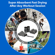 Microfiber Quick Dry Gym Towel Odor Free Absorbent Workout Travel Towel