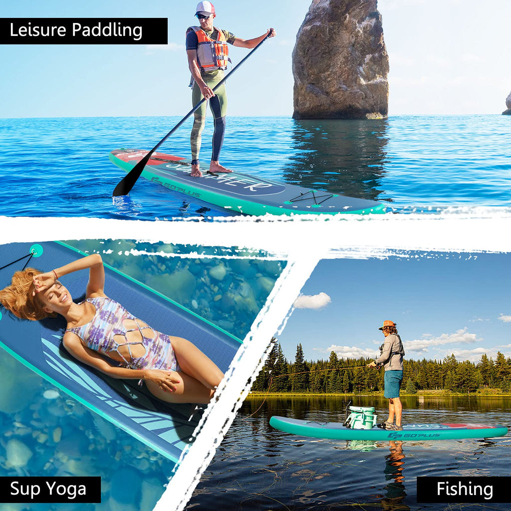 Inflatable Stand Up Paddle Board with Adjustable Paddle and SUP Kit