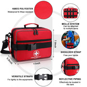 420 Piece Large First Aid Kit for Home Car Travel Camping Hiking