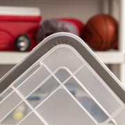 Clear Weathertight Quart Storage Box