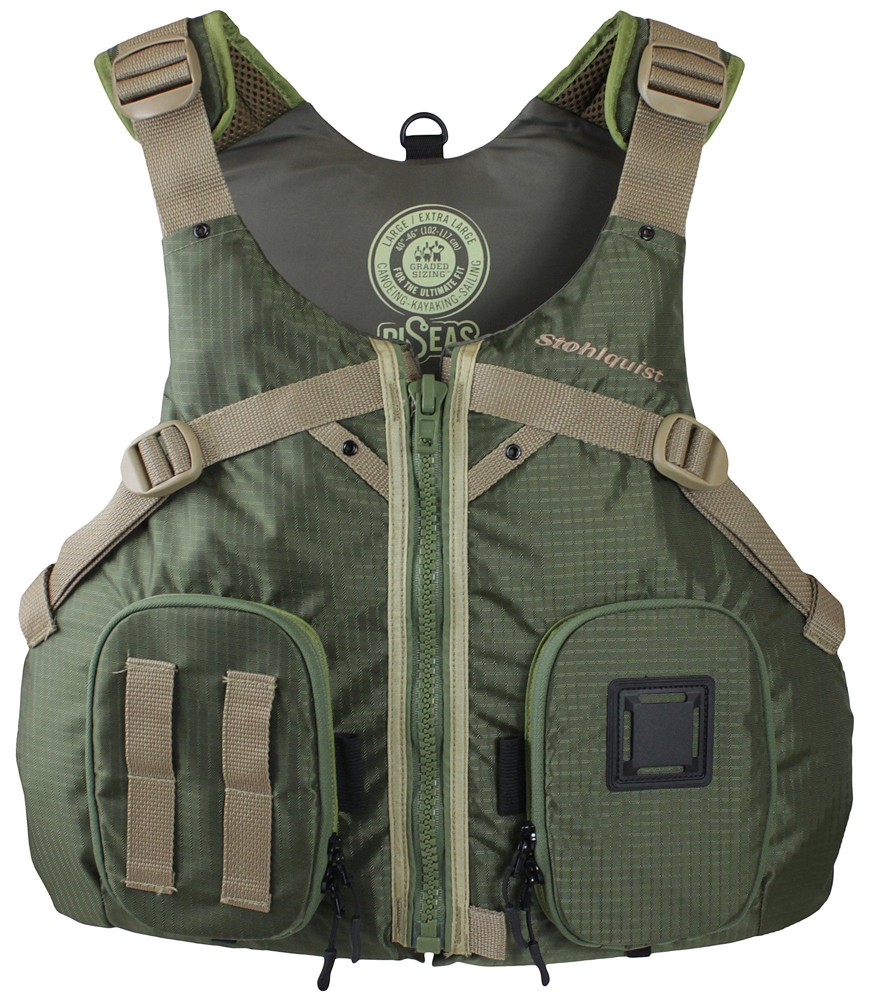 USCGA Approved Type III PFD Life Jacket with Dual Zippered Pockets