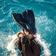 Open Heel Travel Scuba Fins for Snorkeling and Swimming